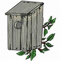 Bird Houses Embroidery Design 9 Bird Houses Embroidery Design 9